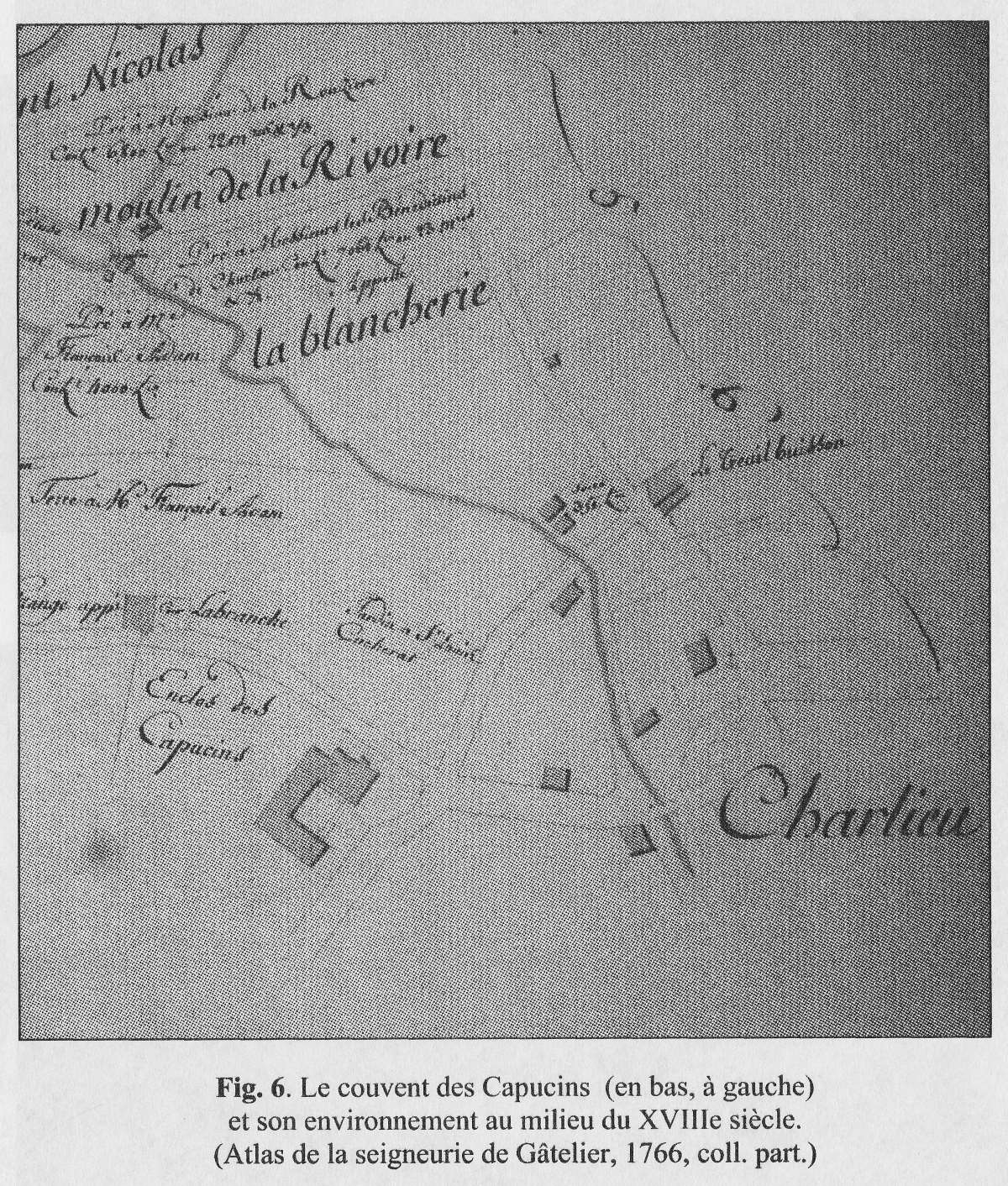 Atlas de la seigneurie de Gâtelier, 1766