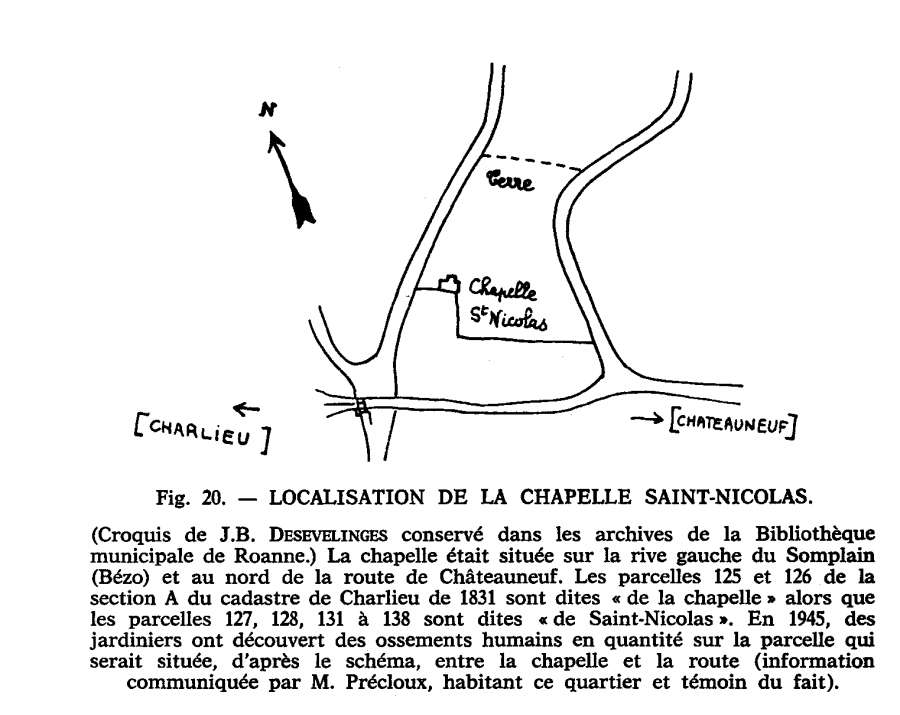 Croquis de J-B de Sevelinges